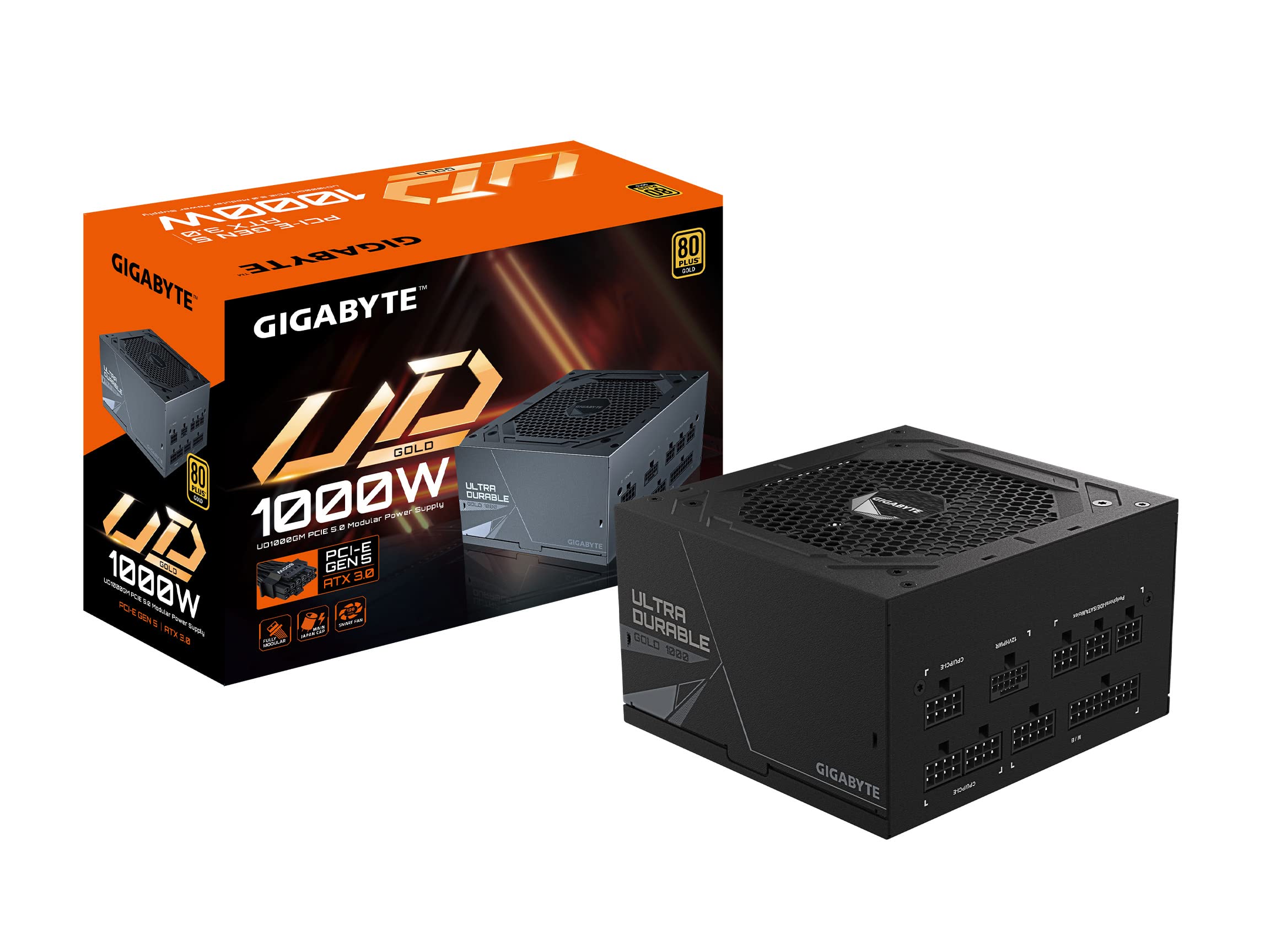 GIGABYTE GP-UD1000GM PG5 Modulaire V2 1000W 80 Plus Gold PCIe Gen 5.0