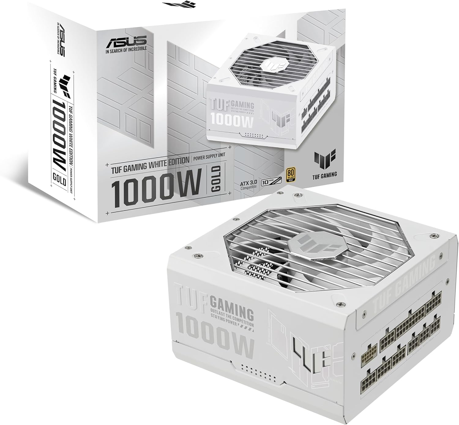 ASUS TUF Gaming 1000W Gold 20+4 pin ATX ATX Blanc