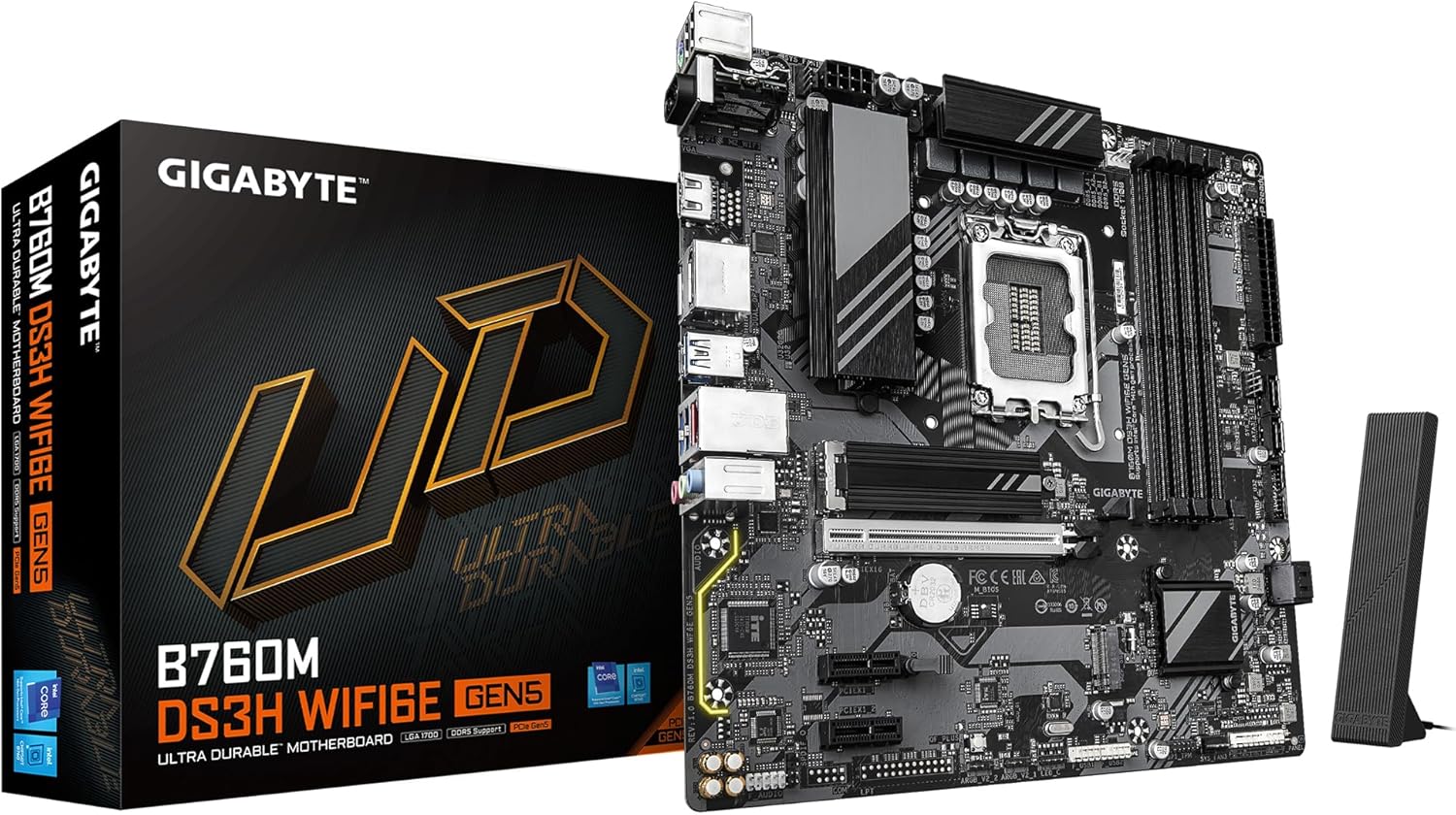 GIGABYTE B760M DS3H WF6E GEN5