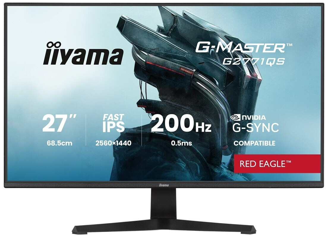 IIYAMA G2771QS-B1 Plat 27" IPS QHD Noir 200Hz