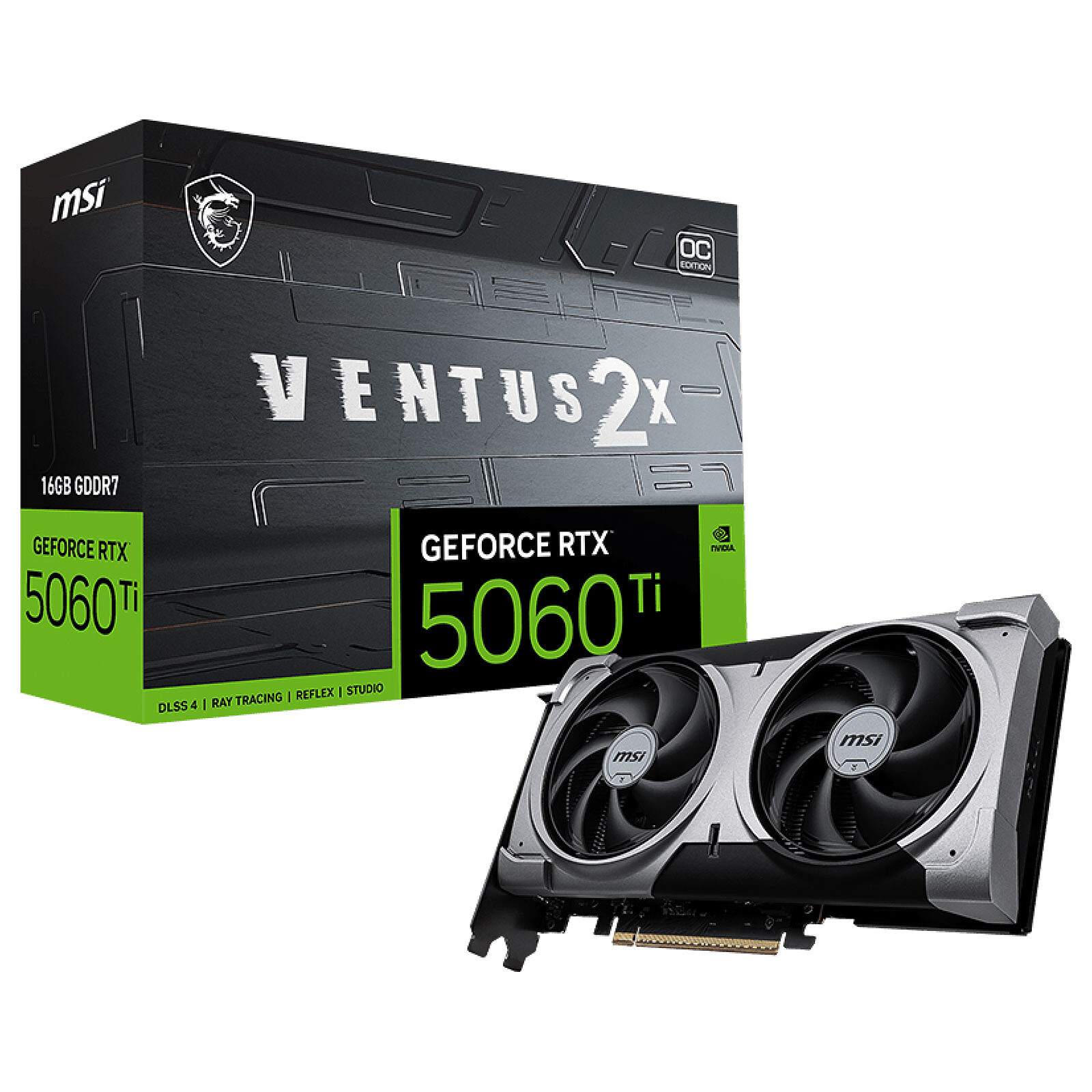 MSI RTX 5060TI 16G VENTUS 2X OC PLUS