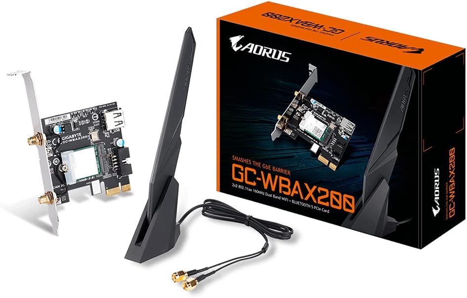AORUS GC-WBAX200 Wi-FI 6E /BLEUTOOTH 5.1